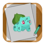 learn to draw pokemon android application logo